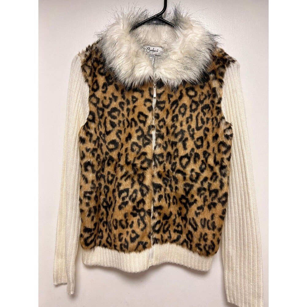 EXC COND Carducci Long Sleeve Cheetah Jacket great condition